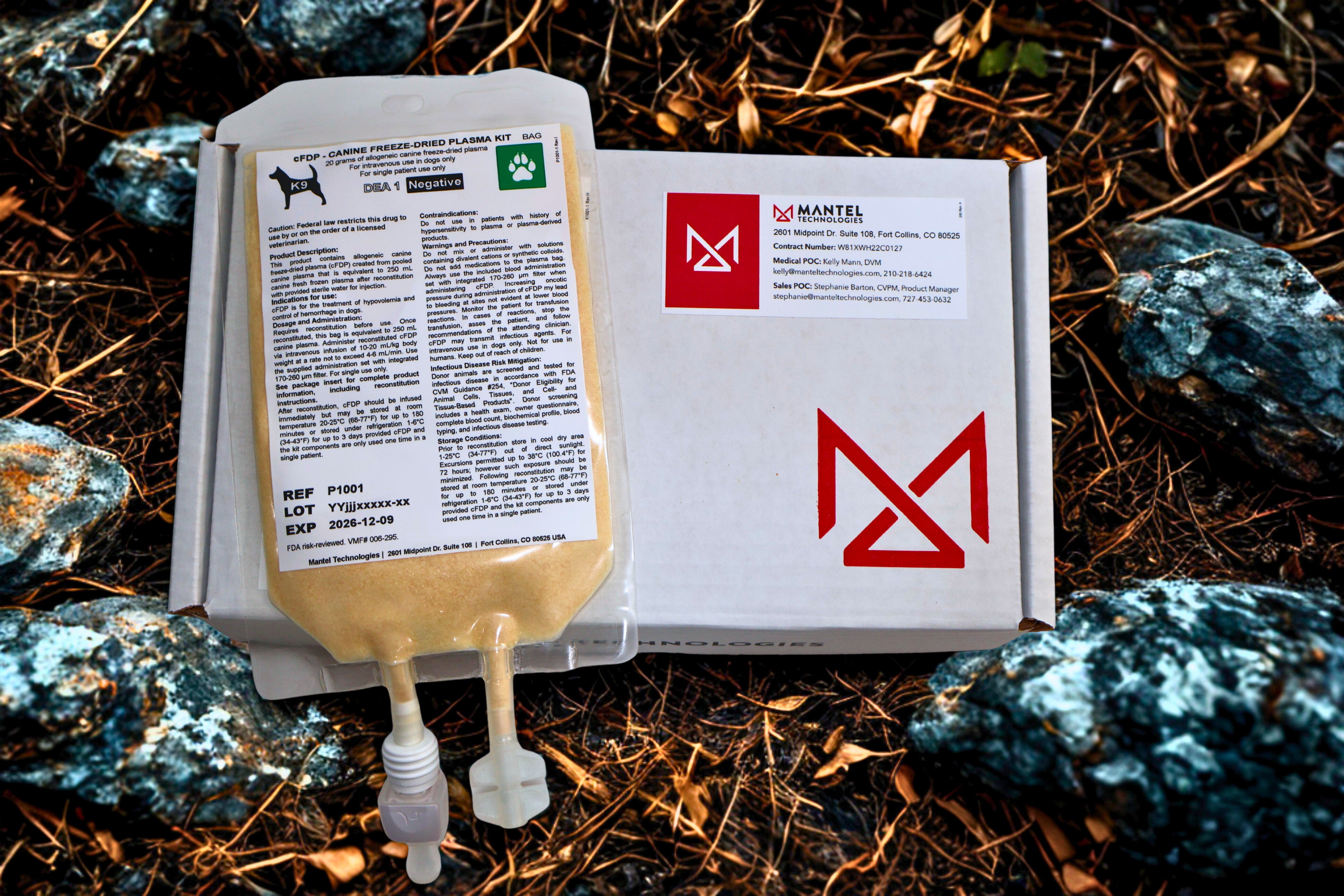 Canine Freeze-Dried Plasma - PREORDER – Mantel Technologies Store