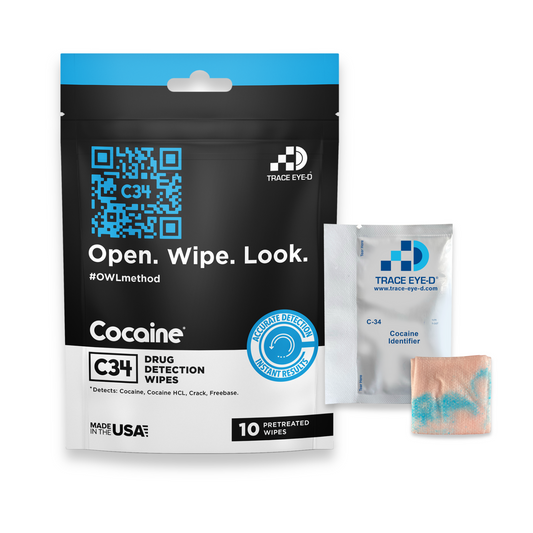 C34 Cocaine Detection Wipes