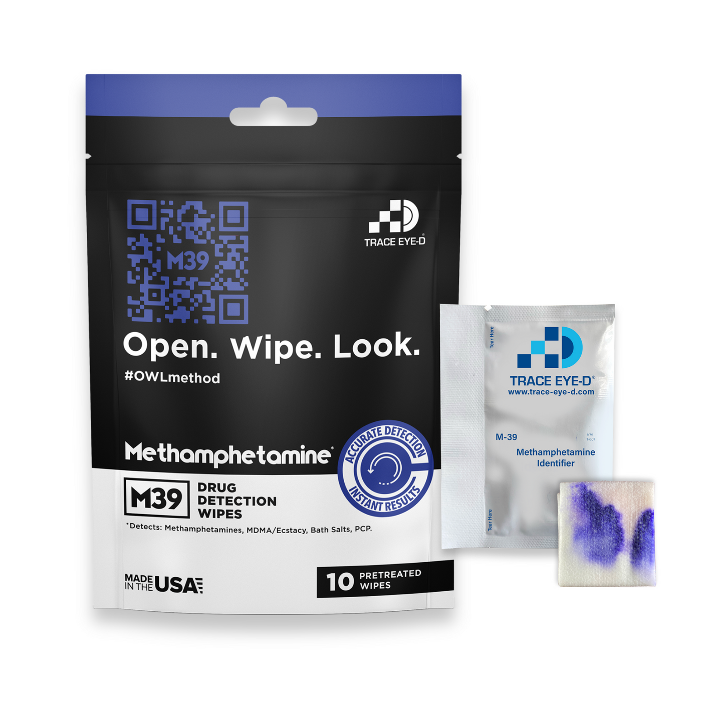 M39 Methamphetamine Detection Wipes
